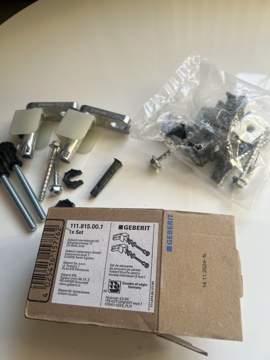 Geberit Wsporniki dystansowe Duofix 111.815.00.1