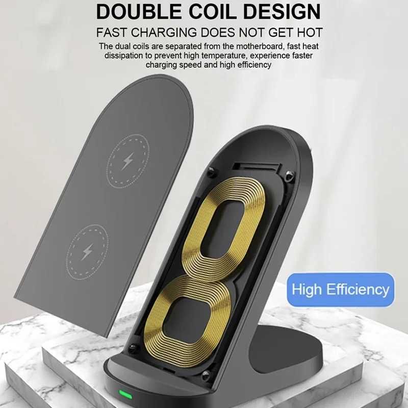 Підставка тримач із бездротовою зарядкою до 15W Quick Charge Z13