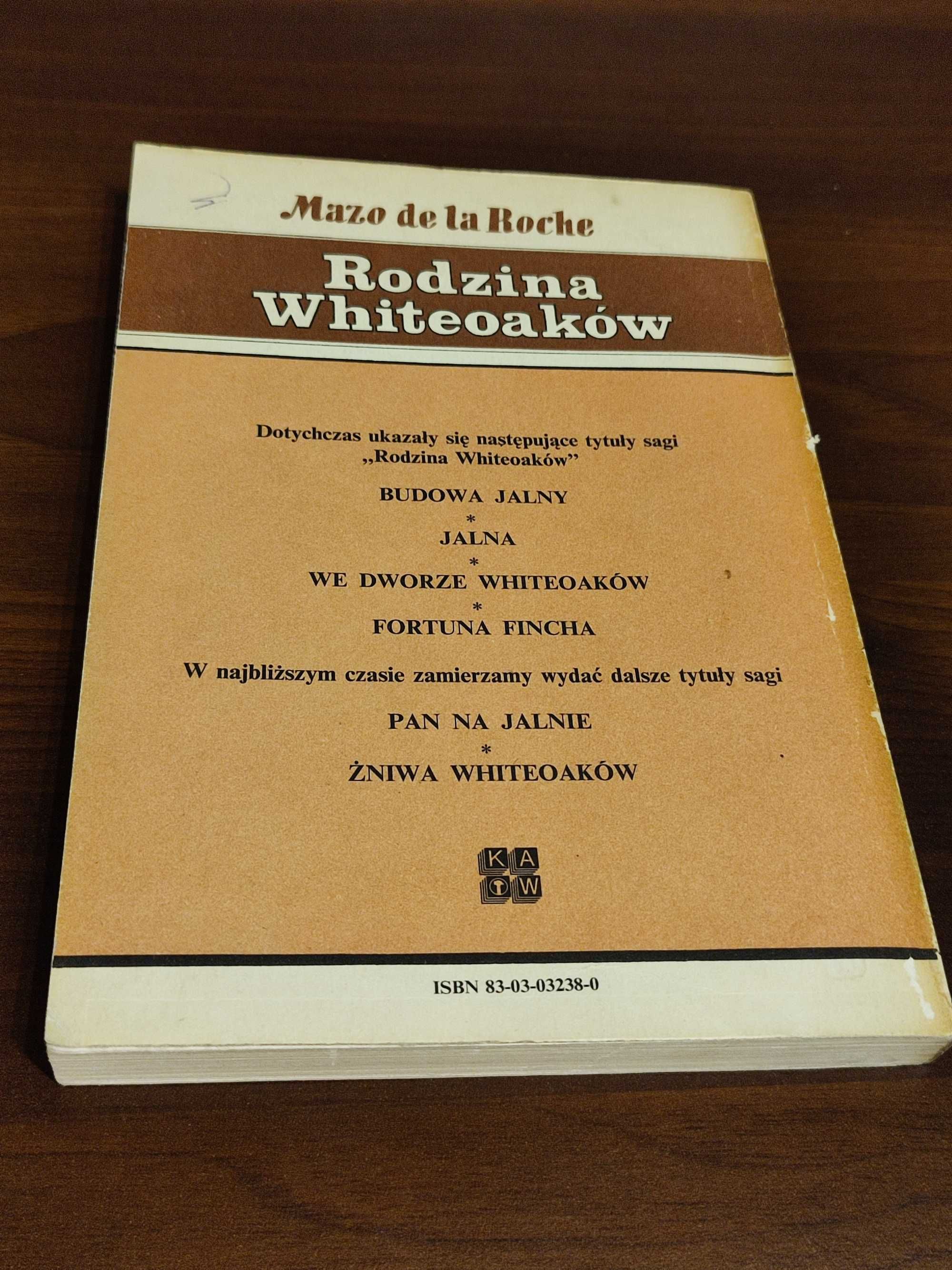 "Fortuna Fincha" Mazo de la Roche, powieść [9/16]