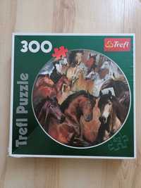 Puzzle trefl 300 konie okrągłe