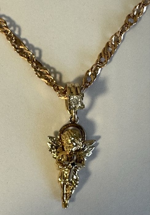 Золотая цепь с кулоном 8,0 грамма