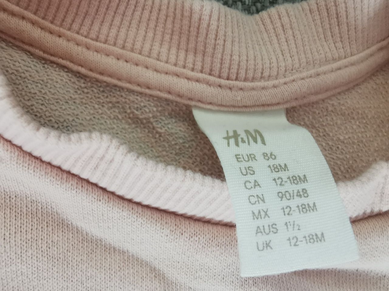 Śliczna bluza dla dziewczynki w kotki H&M