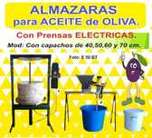 Lagar de Azeite a Frio Prensa Eletro Hidráulica