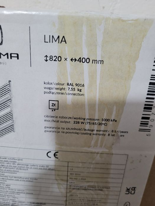 Grzejnik łazienkowy lima