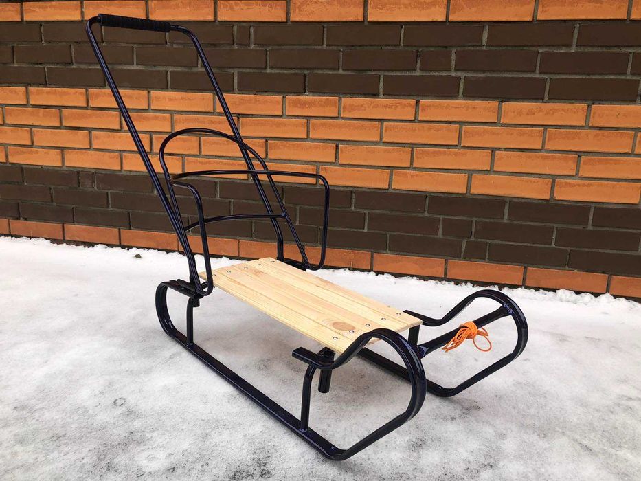 Санки Царські зі штовхачем