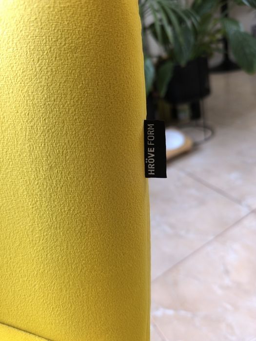 Fotel Glamour kształt muszelka.