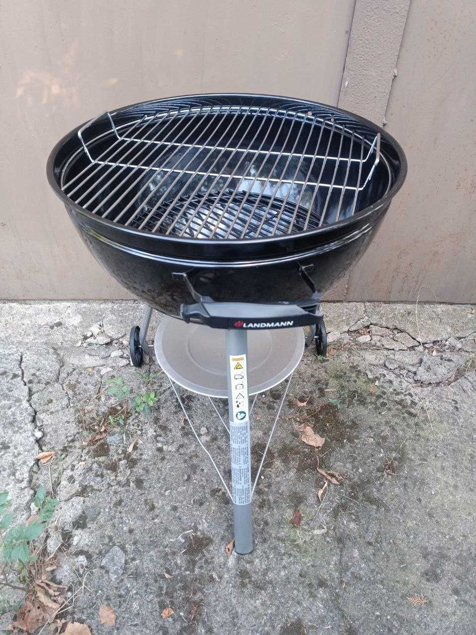 Гриль-мангал, вугільний барбекю на 56 см Landmann з термометром