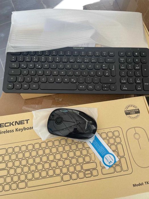nowa klawiatura + myszka bezprzewodowa tecknet tk-km004