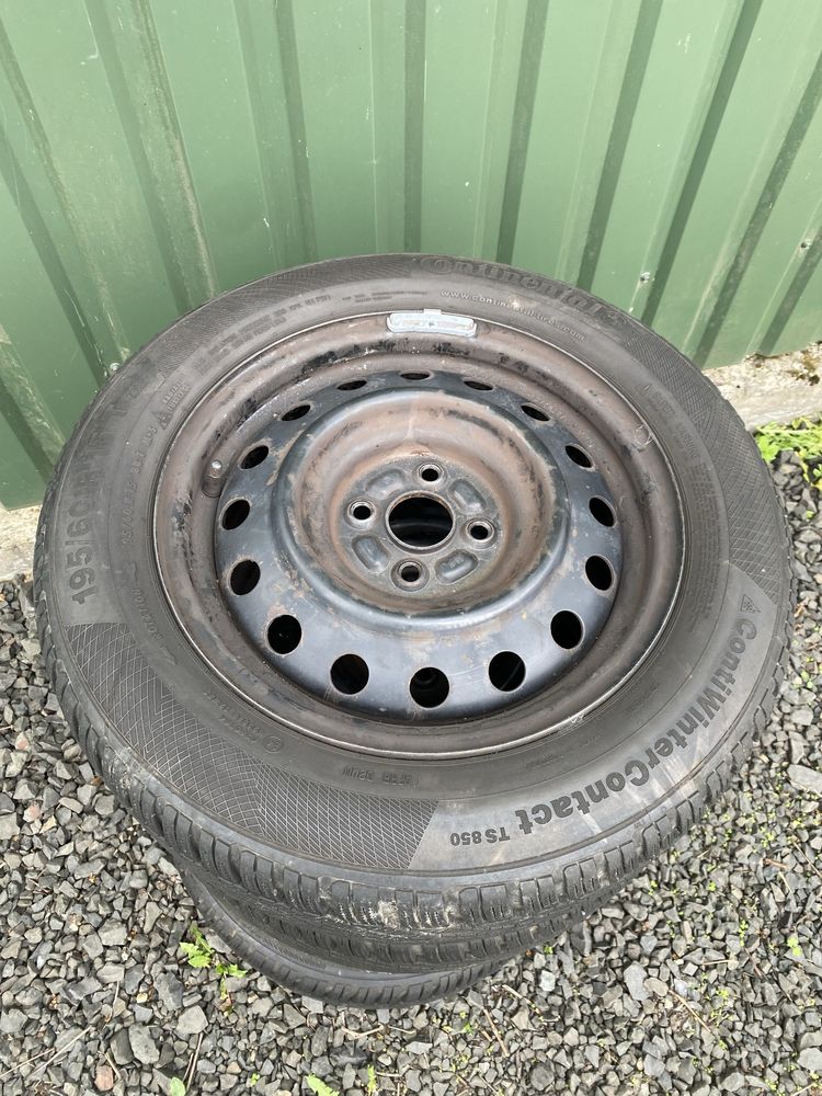Диски з шинами 195/60/r 15 Cotinental