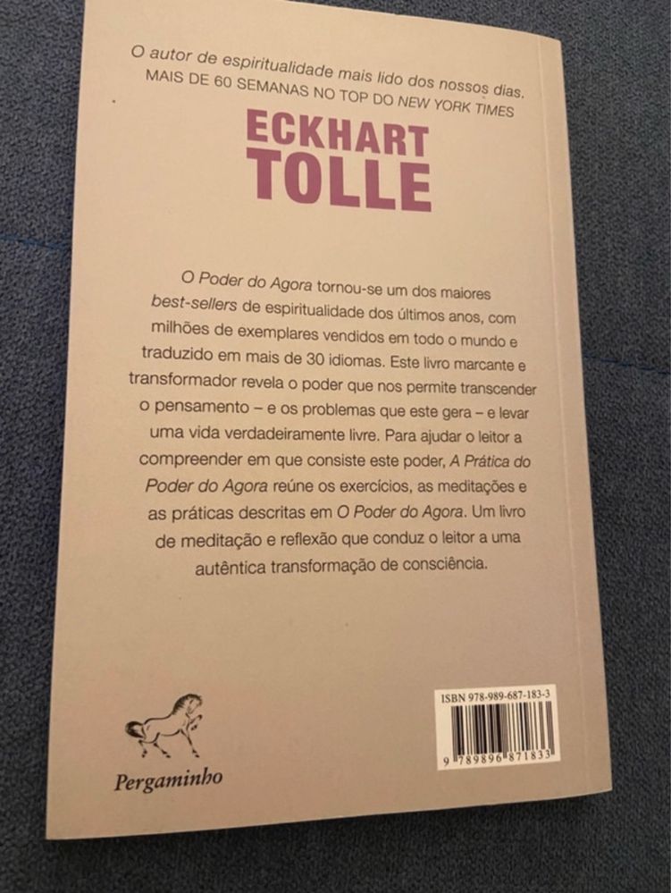 Livro “A Prática do Poder do Agora” - Eckart Tolle