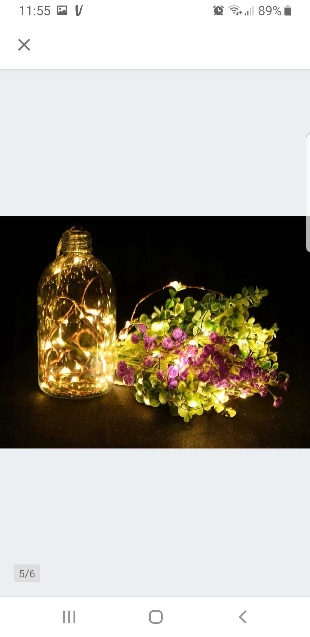 Lampki solarne led 5 metrów