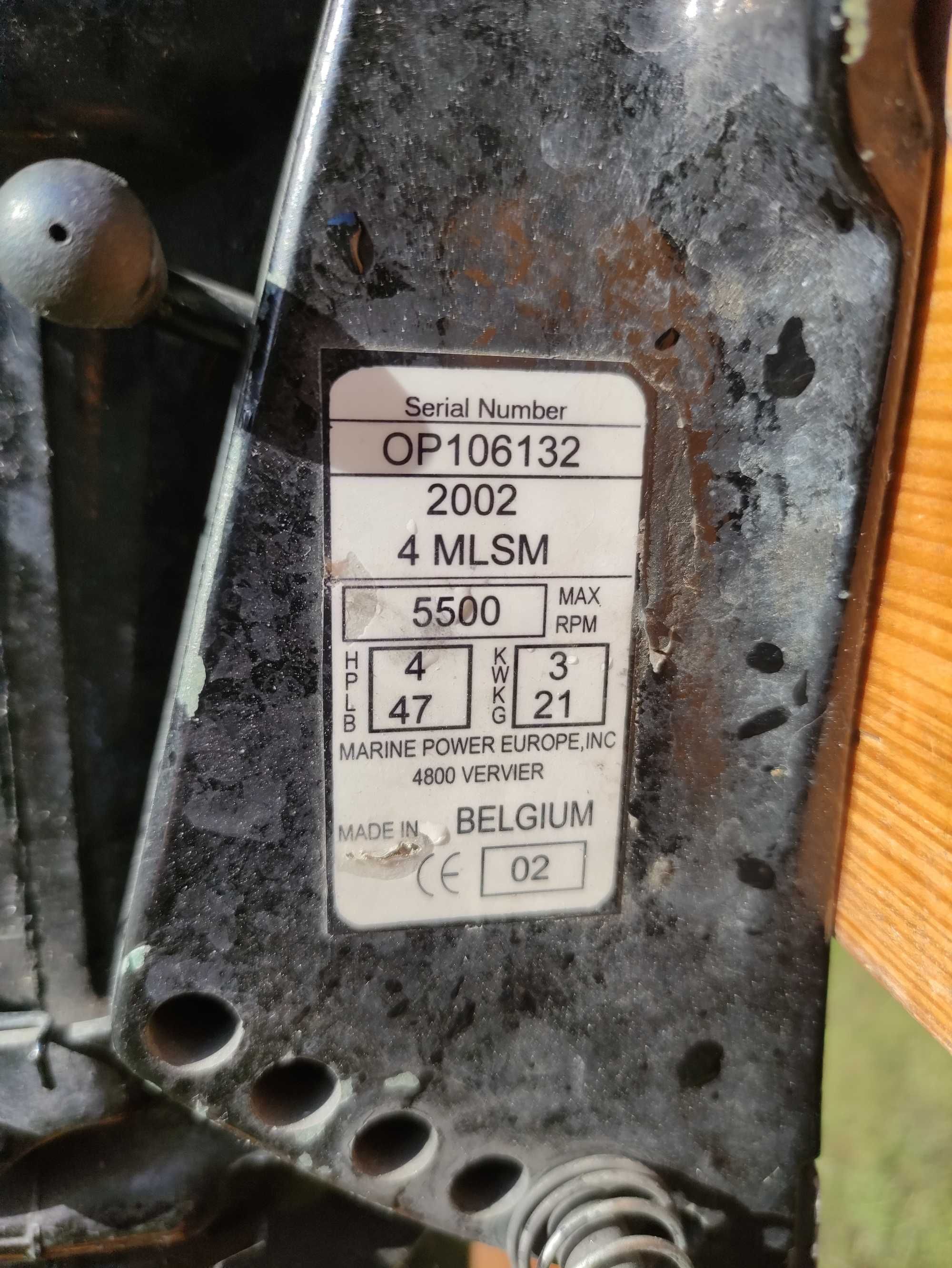 Silnik zaburtowy Mercury 4HP 2T