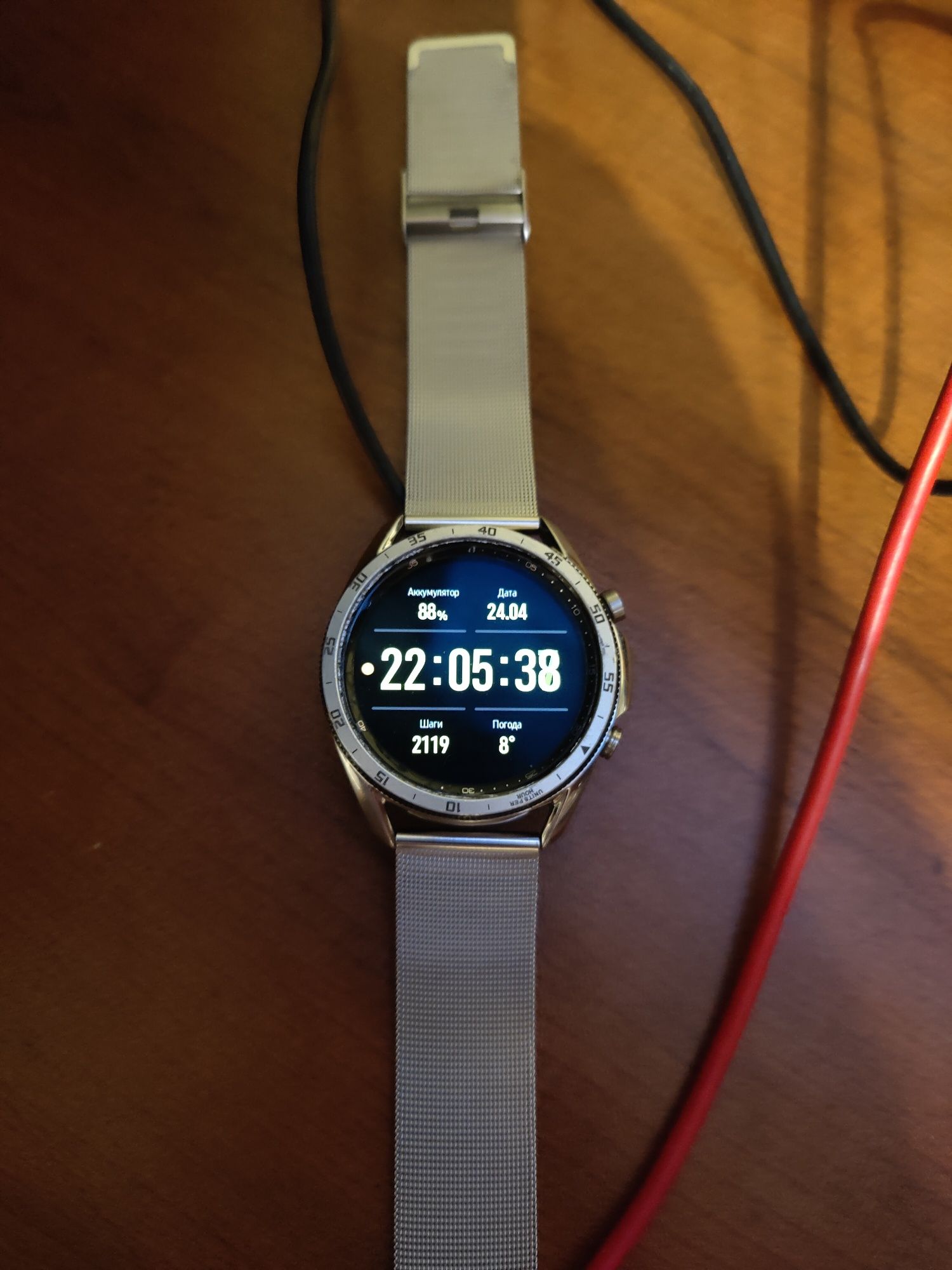 Samsung watch 3 в полностью рабочем состоянии
