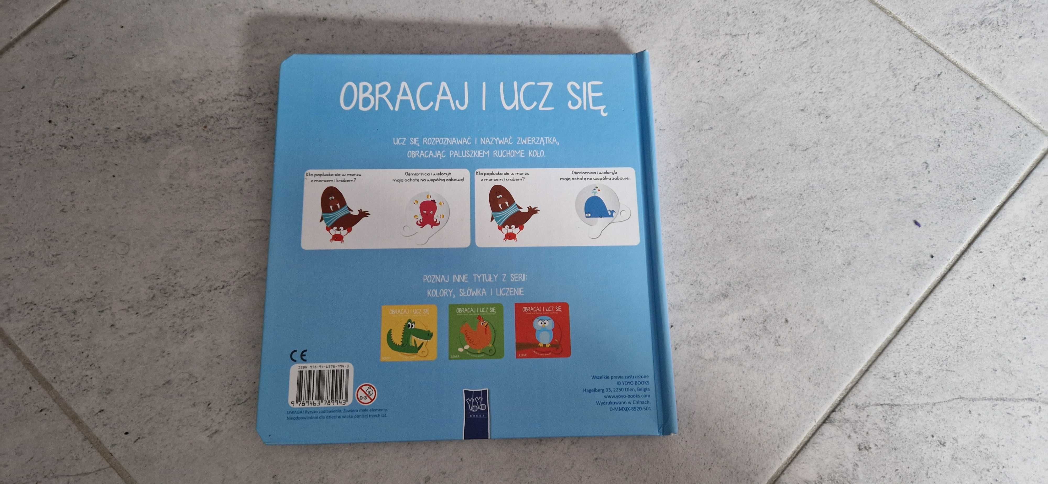 2 książki z serii Obracaj i Ucz się