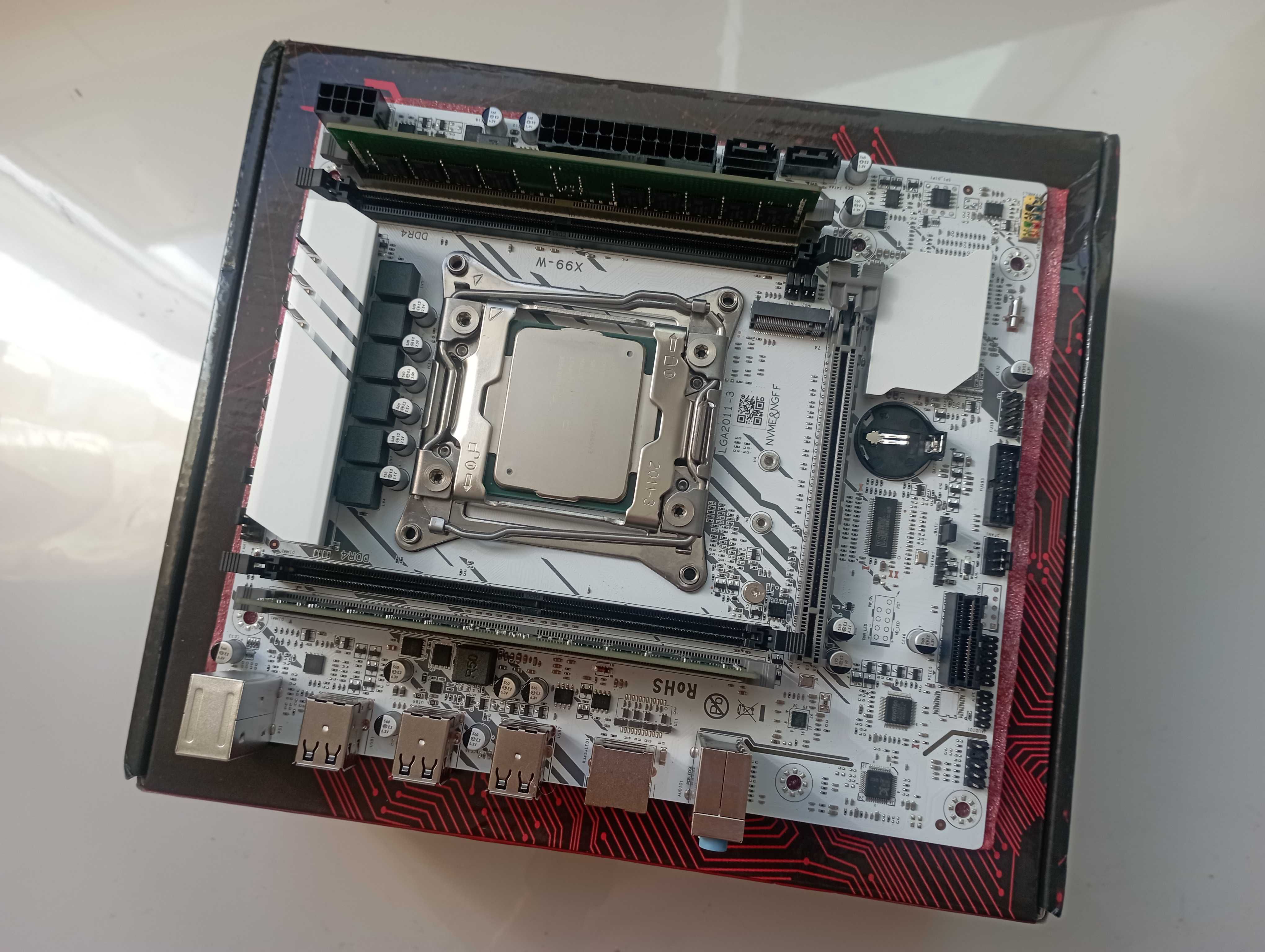 Потужний ігровий комплект мать + xeon 2695v3 + ddr4 16gb
