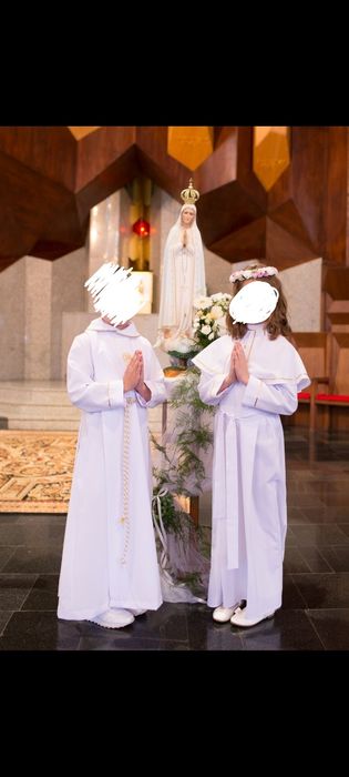 Alba komunijna komunia chłopiec dla chłopca jak nowa