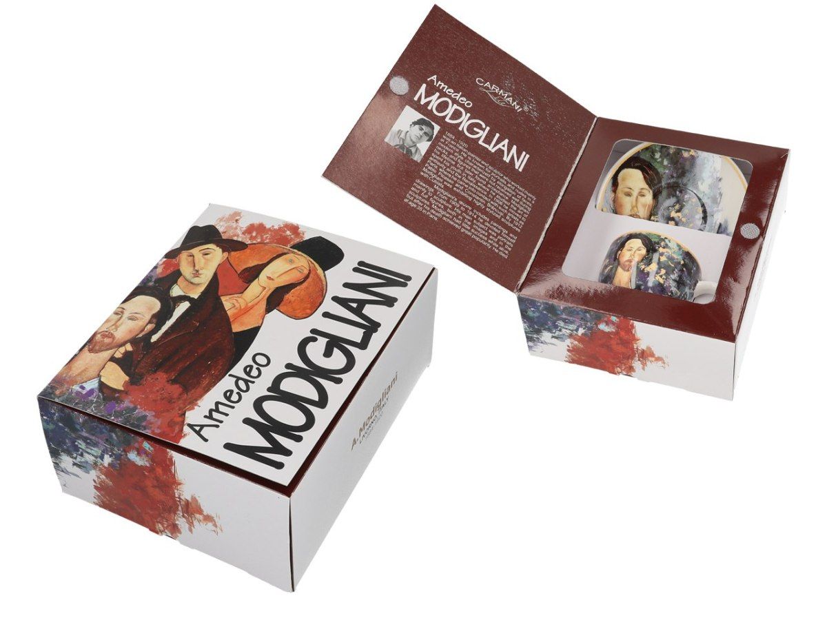 Filiżanka espresso ze spodkiem - A. Modigliani, Leopold Zborowski
