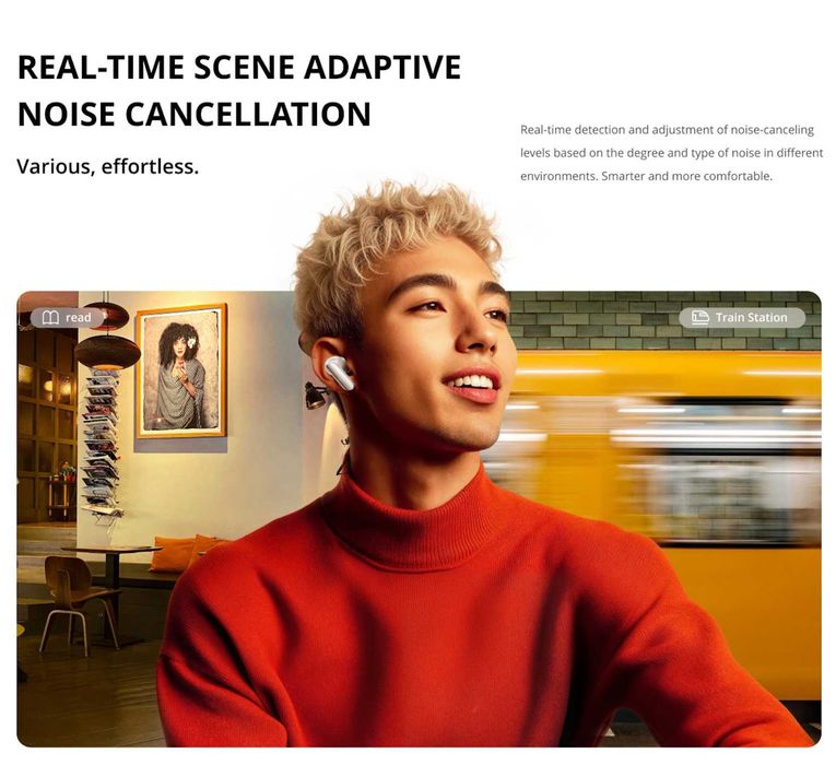 Навушники Realme Buds Air7 Pro AI 53dB ANC Dual-dac Driver LHDC 5.0