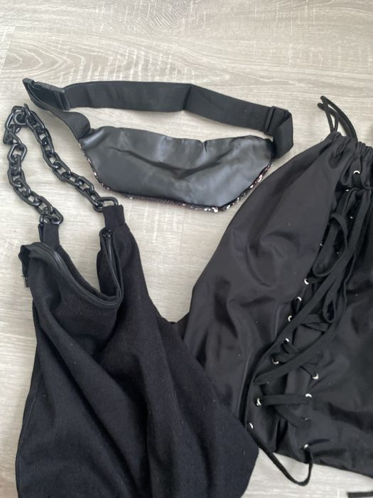 Trzy rodzaje torebek