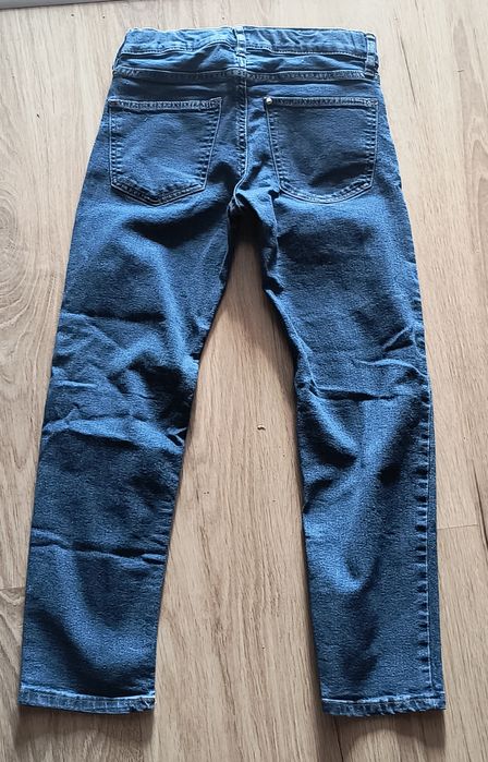 Spodnie jeansowe chłopięce 140