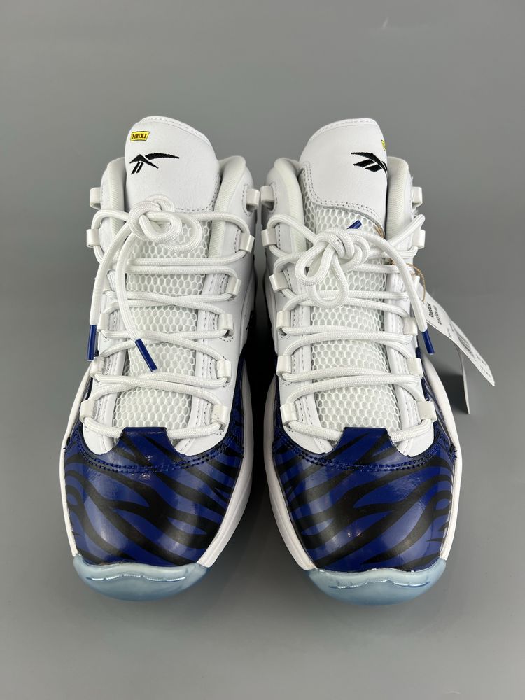 Баскетбольні шкіряні кросівки Reebok Question Mid x Panini Tiger Prizm