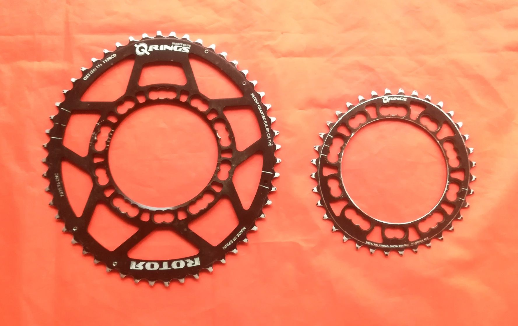 Pratos Rotor Q-rings oval 52/36