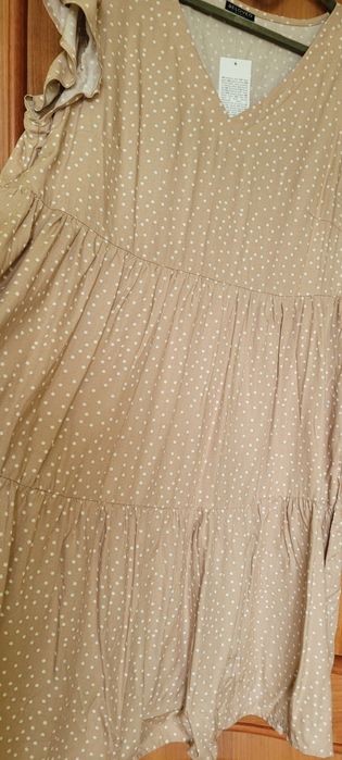 Nowa  sukienka z falbaną 44 PROMOCJA  wyprzedaż szafy