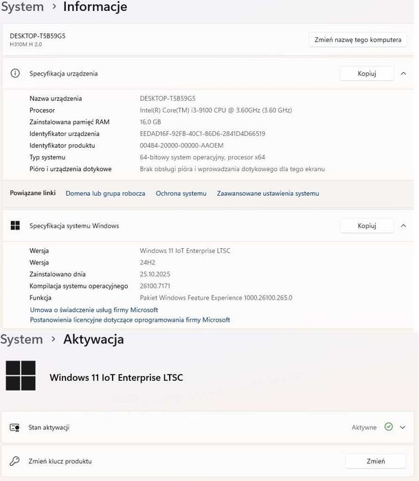Komputer do gier, gamingowy GTX 1080, 16GB RAM, Intel 9th Gen, SSD