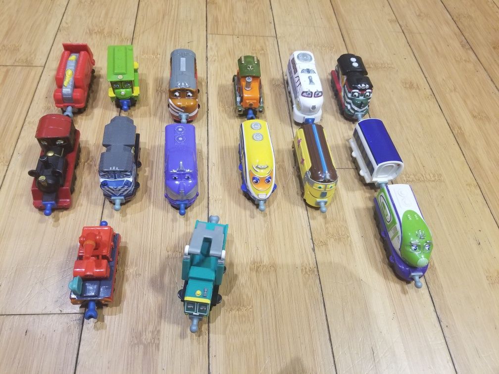 Stacyjkowo Chuggington.  Zestaw pociągów 15 elementów