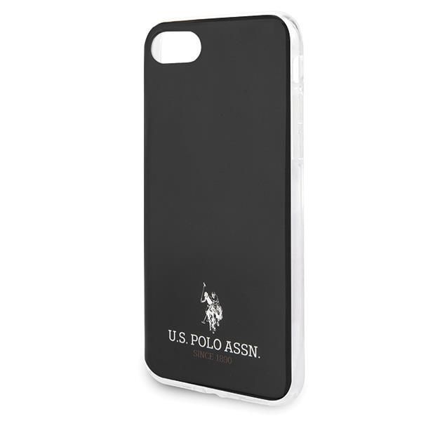 Etui U.S. Polo Assn. Shiny do iPhone 7/8/SE 2020/SE 2022 - Czarne