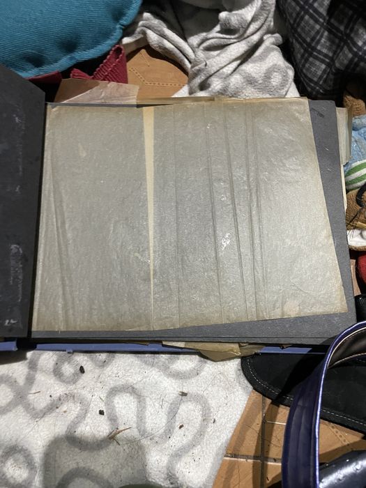 Stary obraz na zdjęcia do przyklejania vintage PRL