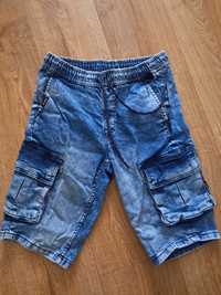 Cargo szorty jeansowe
