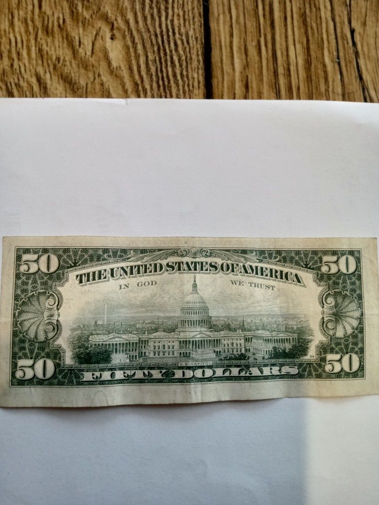 Banknot 50$ z 1977roku