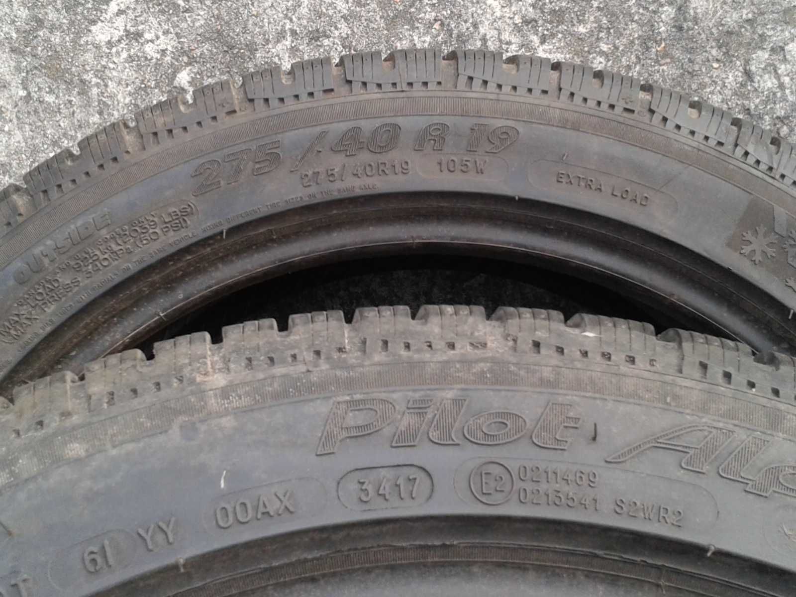 275/40R19 i 245/45R19 Michelin Pilot Alpin