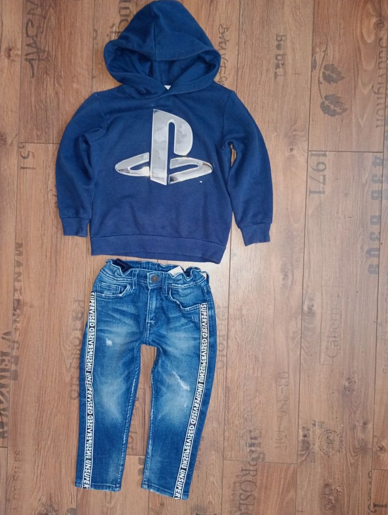 Zestaw bluza spodnie H&M 92/98