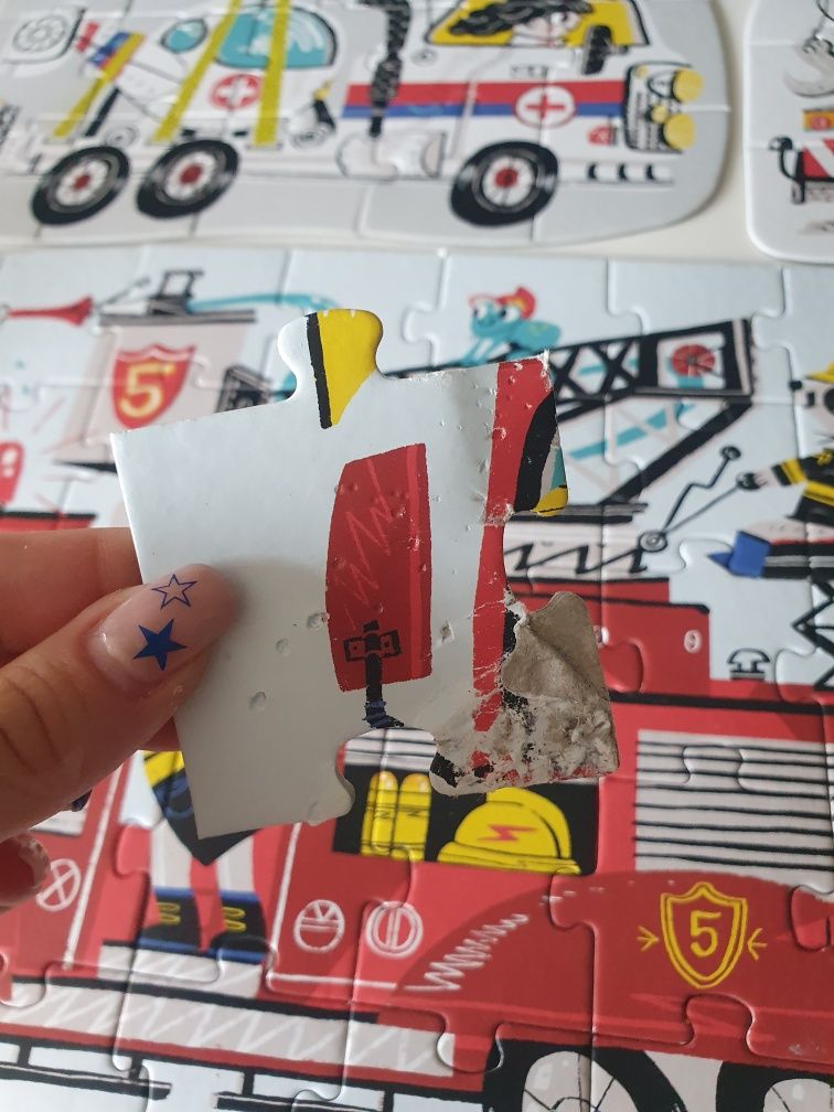 Czuczu puzzle pojazdy w akcji 71 elementów progresywne