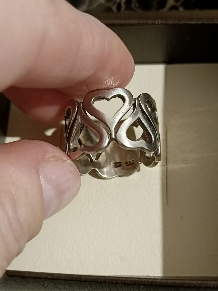 Серебро серебряное кольцо колечко 7.7 грамма