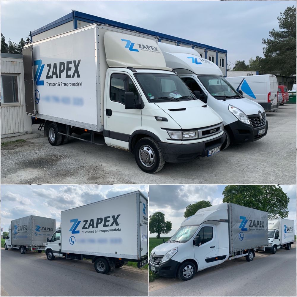 ZAPEX Transport & Przeprowadzki 24h/dobę - miasto-kraj-cała EU,TANIO !