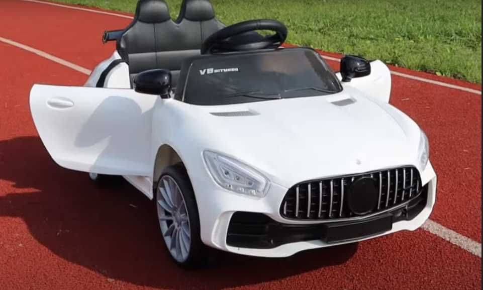 Новий! Дитячий електромобіль SPOKO SP600. Білий, червоний синій.Пульт!