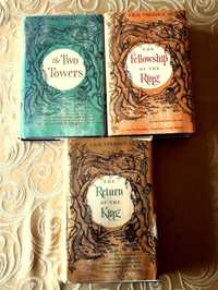 JRR Tolkien -Trilogia Senhor dos Anéis- Houghton Mifflin 1st Ed 1965/6