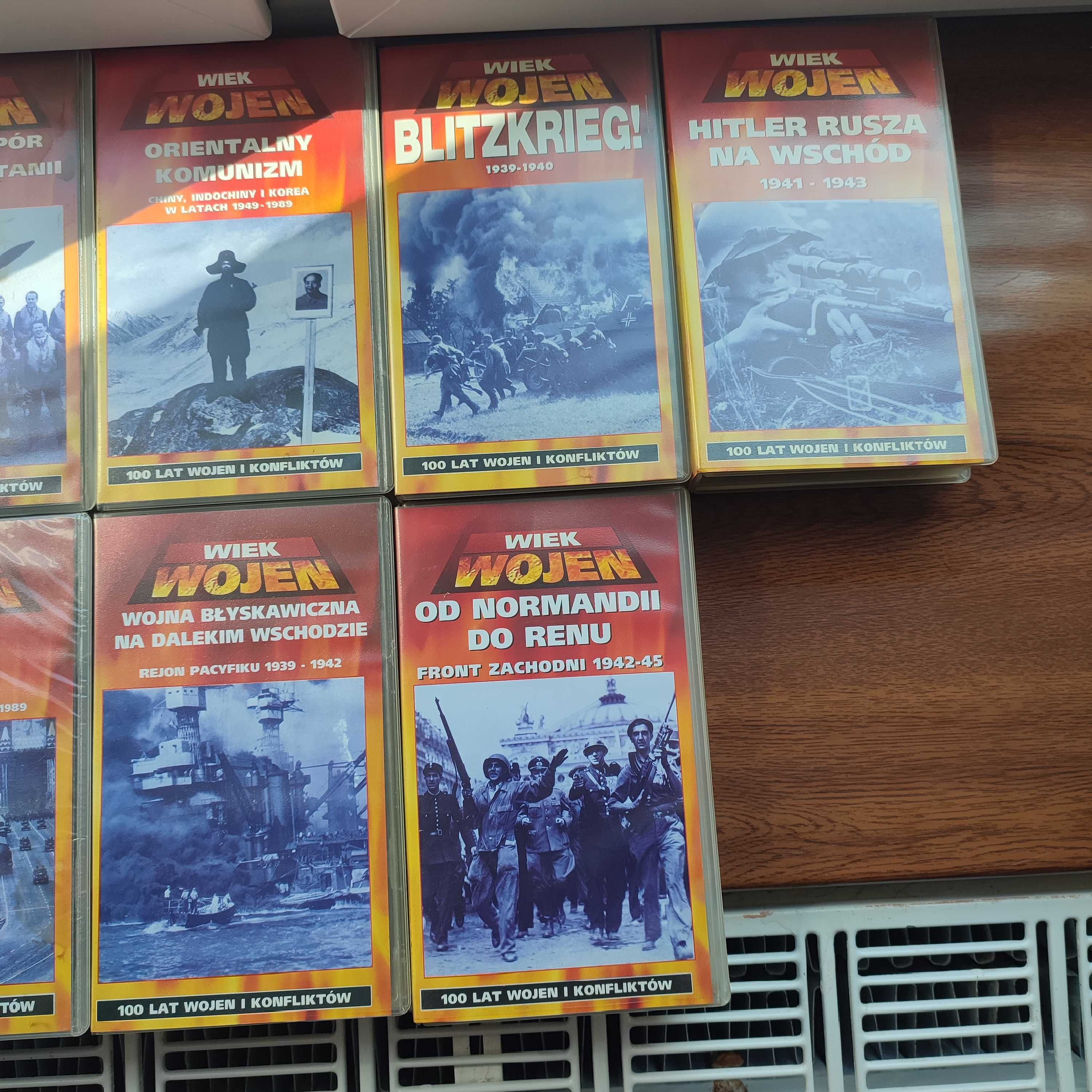 Kolekcja VHS Wiek Wojen 14 szt 6 szt zafoliowane