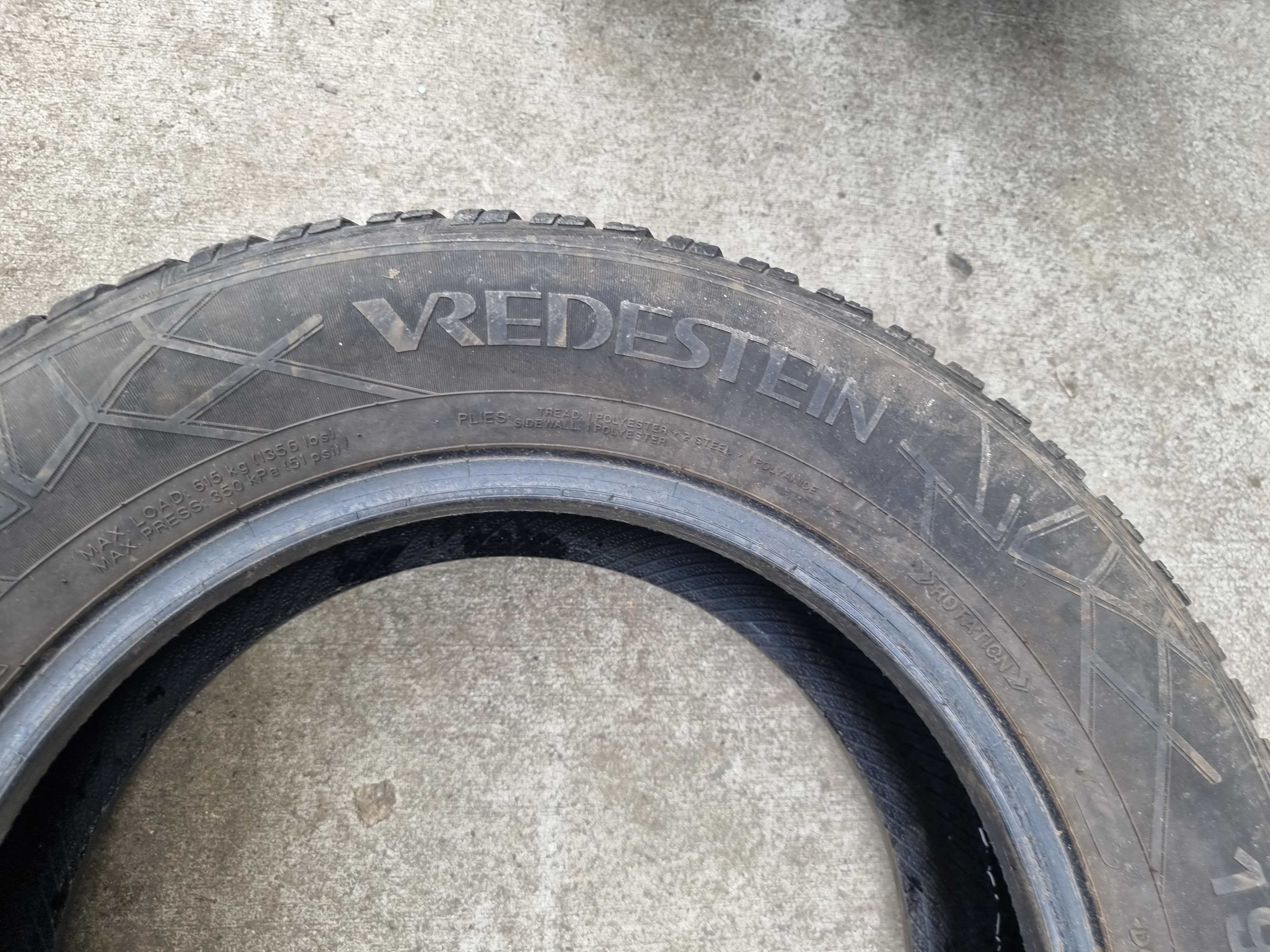 Opony komplet 195/65/15 2021 r. Vredestein Wintrac DOT 4421 7,0 mm