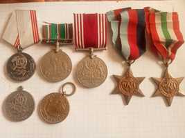 Order Medal Odznaczenie Brytyjskie Polskie Italy Star Za Odrę i Nysę