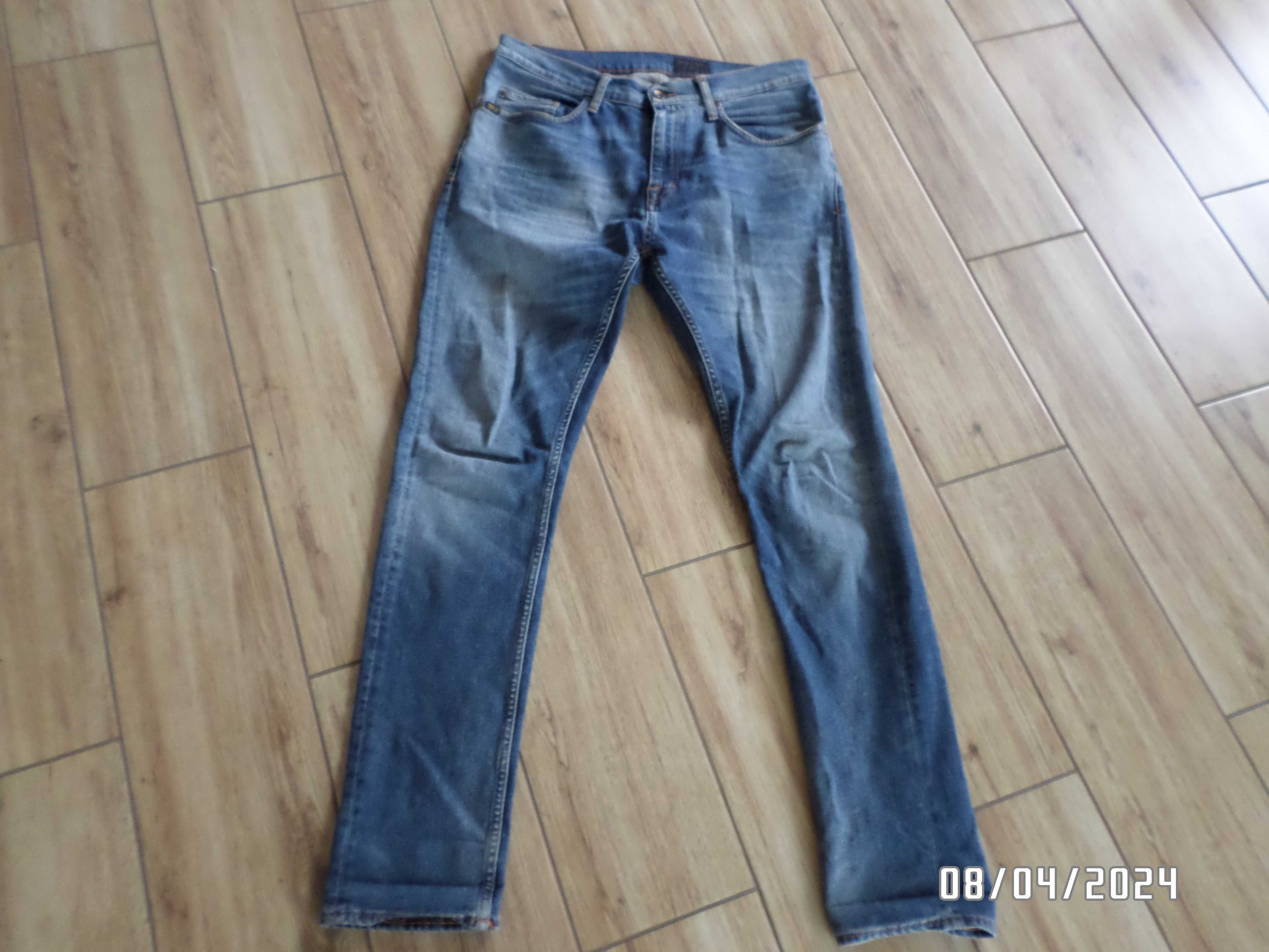 Firmowe spodnie męskie jeans-31/32-L