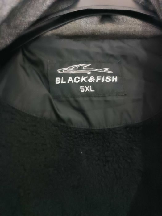 Kurtka damska czarna 5XL