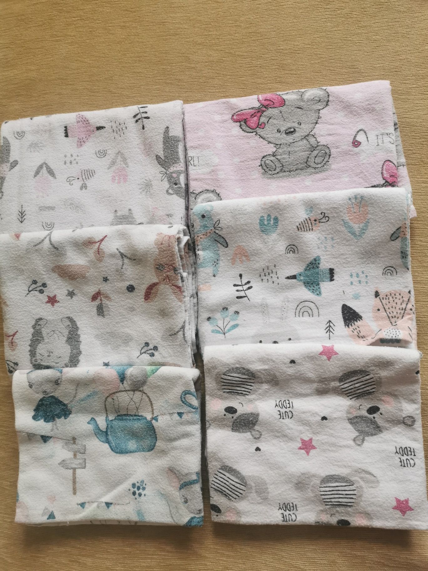 Zestaw pieluch flanelowych