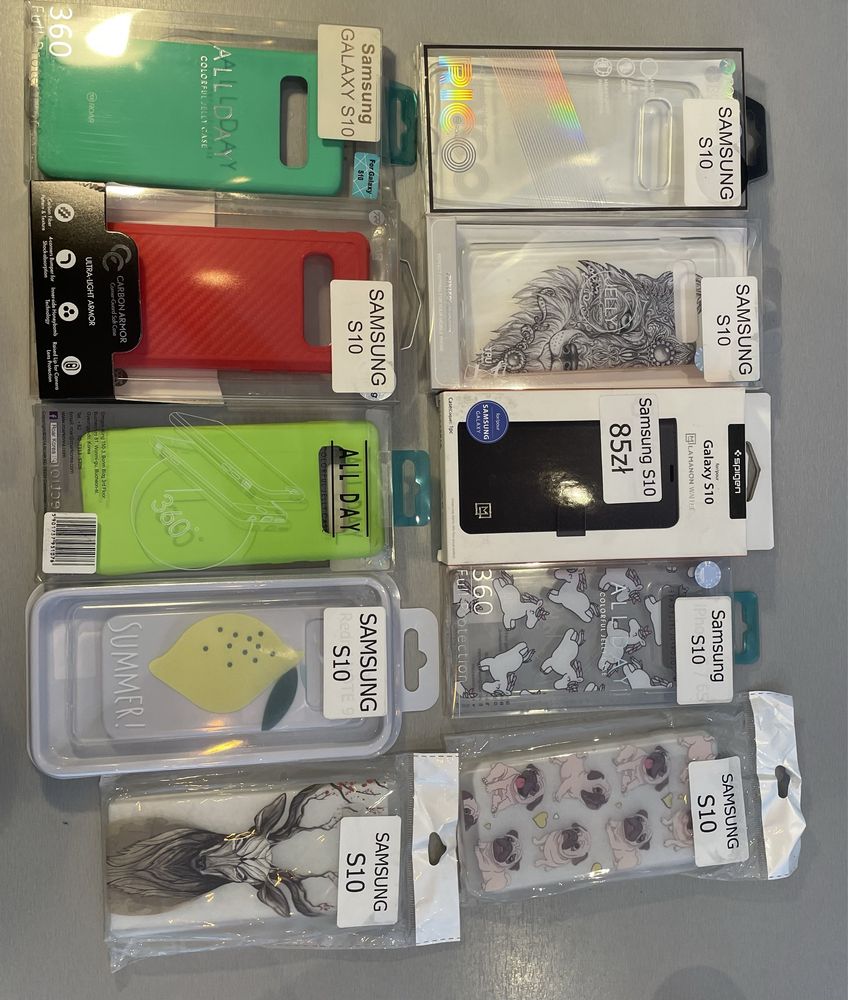 Samsung S10 samsung S-10 Pokrowiec Pakiet 10-sztuk