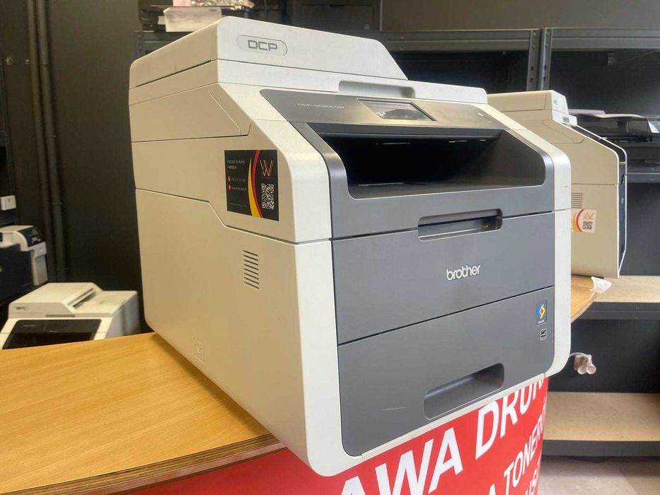 Brother DCP-9020CDW-WIFI,LAN,DUPLEX,ADF-Oryginalne tonery