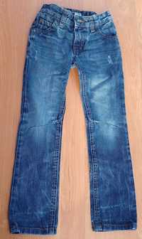 Spodnie jeansy chłopięce r. 122/128 - 2 pary