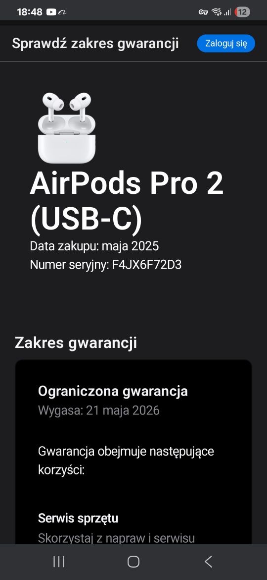 AirPods Pro 2 ANC z gwarancją Apple – Nowe, tylko sprawdzone